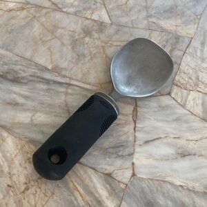 OXO Silver and Black Ice Cream Scoop